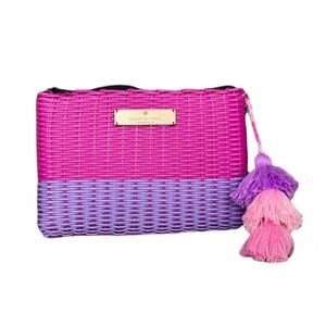 NEW SQUEEZE DE CITRON lemon drop citron bag in pink/lavender